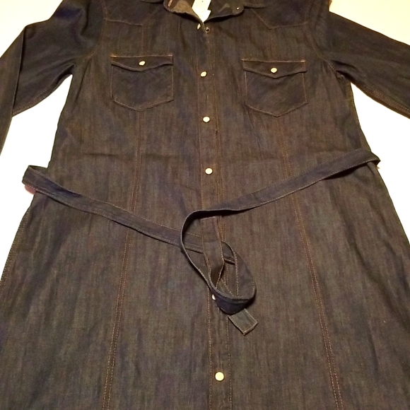 NWT Gap Western Denim Dress - Picture 8 of 9